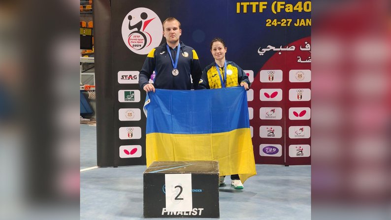 Спортсмен із Запоріжжя Лев Кац здобув три медалі на міжнародному рейтинговому турнірі з настільного тенісу
