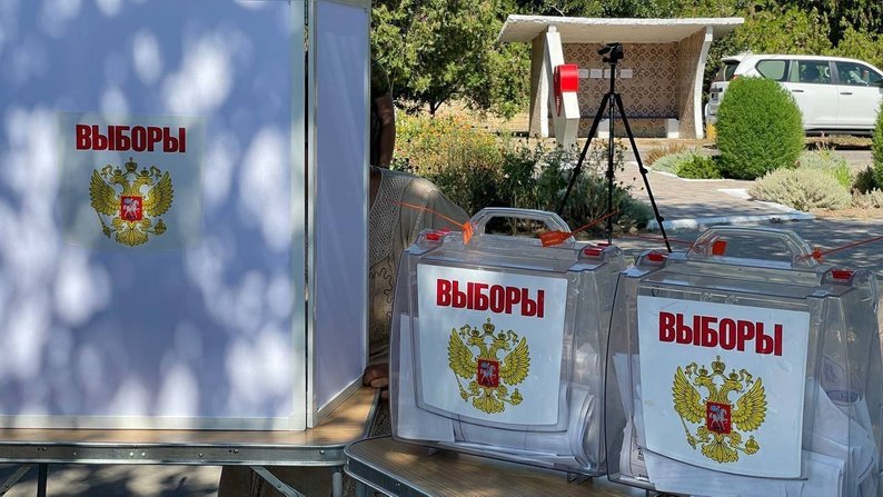 На ТОТ Запорізької області окупанти розпочали підготовку до "виборів" президента РФ