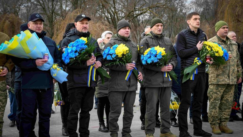 Десята річниця Революції гідності: у Запоріжжі вшанували пам’ять Героїв Небесної Сотні