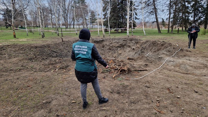 У Запоріжжі зафіксували потенційне забруднення ґрунтів після російського обстрілу 22 березня — ДЕІ