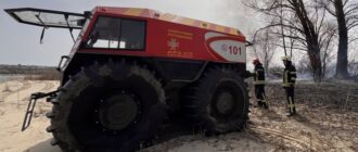 На Запоріжжі триває ліквідація пожежі у плавневій зоні річки Дніпро — ДСНС