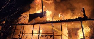 Внаслідок обстрілу армією РФ у Гуляйполі виникла пожежа — ДСНС
