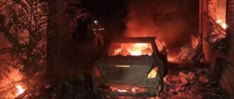 На Запоріжжі внаслідок обстрілів армією РФ виникла пожежа у селі Омельник