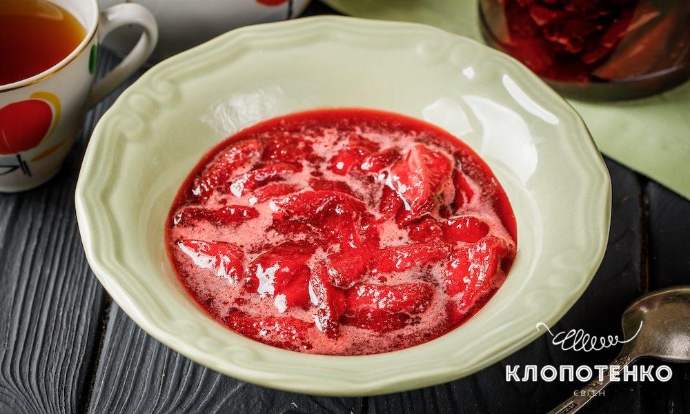 Густе варення із полуниці за рецептом Євгена Клопотенка – як приготувати