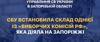 Організували незаконні вибори на окупованій території Запорізької області – СБУ викрила зрадників
