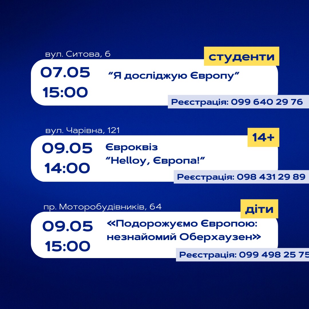 У запорізьких бібліотеках відзначать День Європи - афіша цікавих заходів