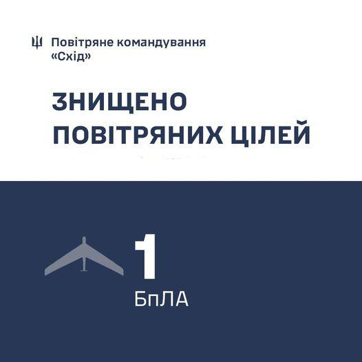 У Запорізькій області збили російський безпілотник - містяни чули вибух