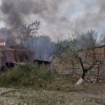 У Степногірську стались дві пожежі внаслідок обстрілів армії РФ — ДСНС