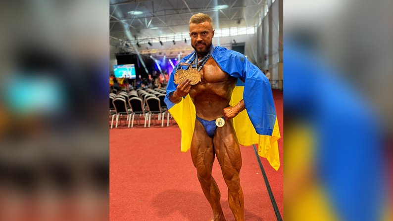 Поліцейський із Запоріжжя здобув бронзу чемпіонату світу з бодібілдингу