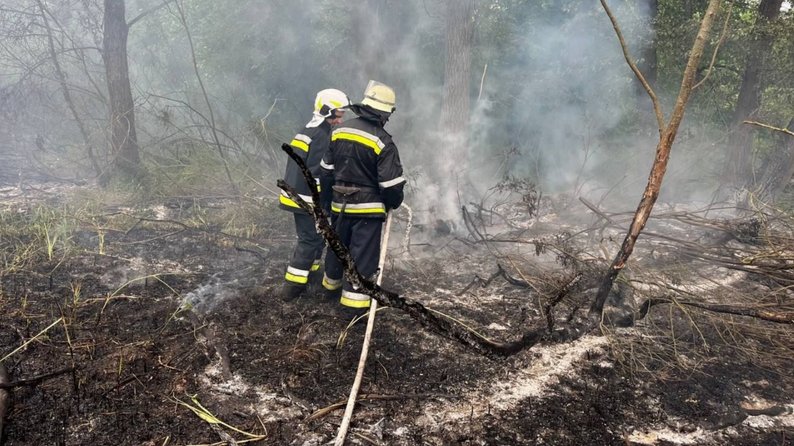 В Оріхові внаслідок обстрілу армією РФ виникла пожежа — ДСНС