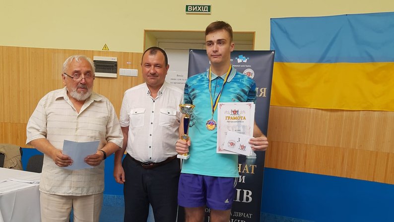 Шахіст із Мелітополя здобув дві бронзові медалі на чемпіонаті України серед юнаків