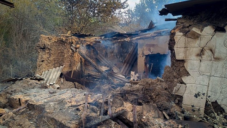 У Оріхові та Преображенці Запорізької області виникли пожежі внаслідок обстрілів РФ — ДСНС