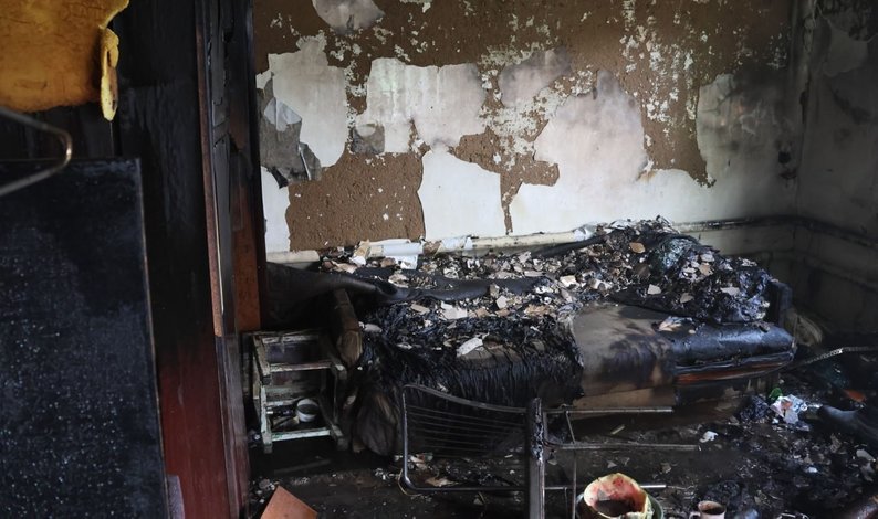 У Запоріжжі сталася пожежа: одна людина загинула, одну — госпіталізували