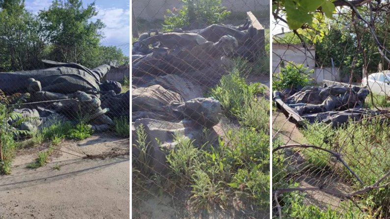 "Аукціон не відбувся": на демонтований у Запоріжжі пам'ятник Леніну не знайшлося покупця