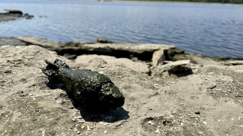 У Запоріжжі на березі Дніпра виявили міну часів минулих війн — ДСНС