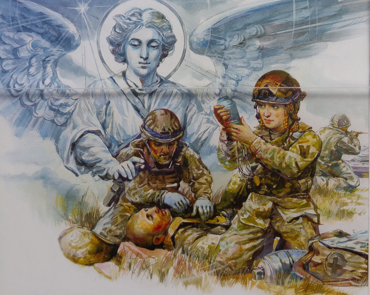 Янголи війни - у запорізькій лікарні презентували марку Укрпошти, присвячену медикам (фото)