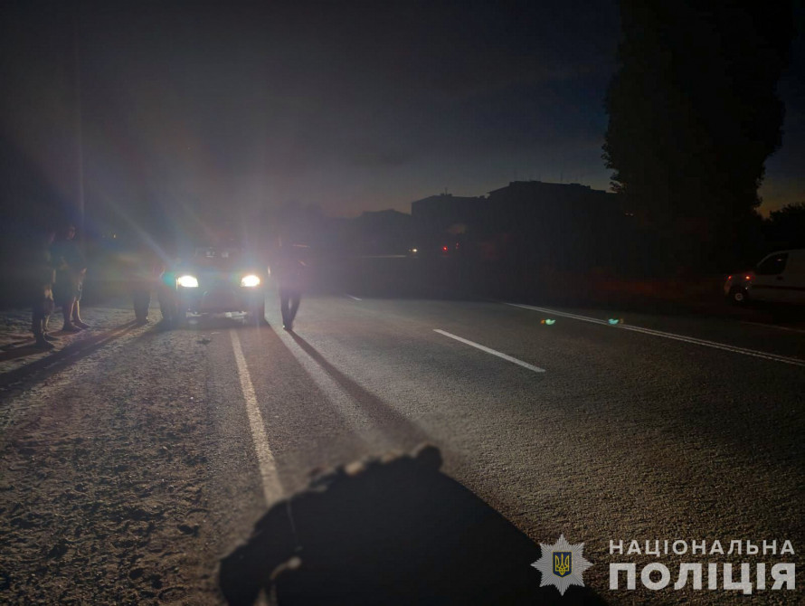 На трасі під Запоріжжям водій іномарки на смерть збив військового та втік з місця ДТП (фото)