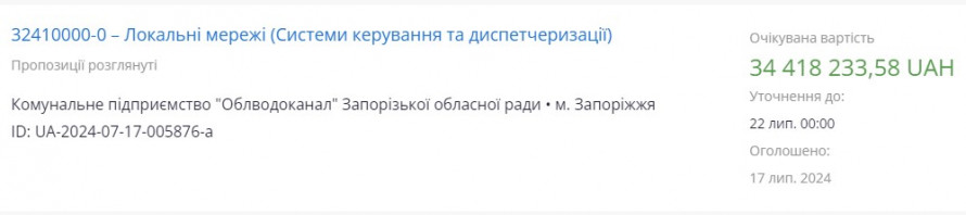 Бензин та пожежна сигналізація - у Запоріжжі виявили порушення в трьох тендерах комунальних установ