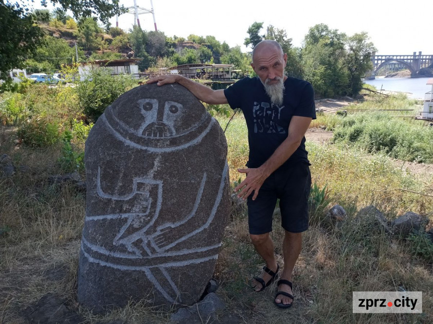 У Запоріжжі на узбережжі Дніпра існує Музей каміння просто неба - ексклюзивні подробиці від засновника