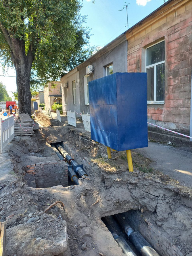 В одному з районів Запоріжжя проходить масштабний ремонт тепломережі - подробиці, фото