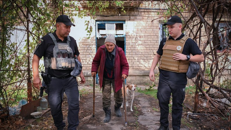 З міста Оріхів Запорізької області евакуювали літню жінку