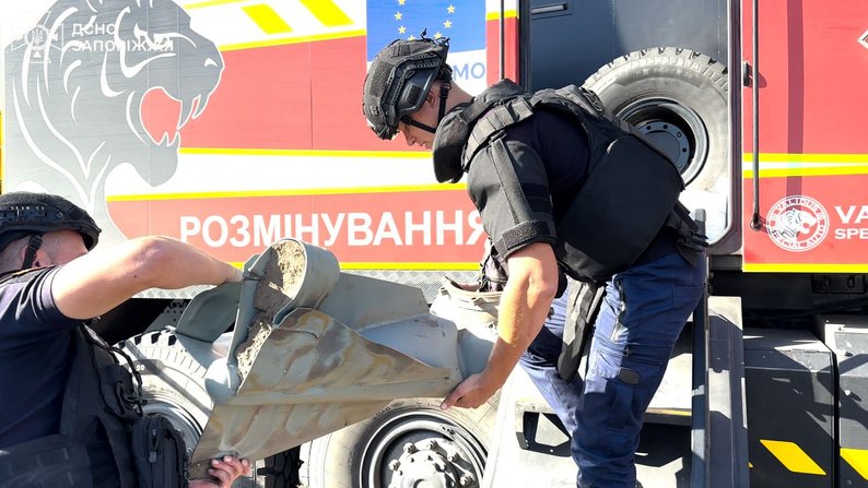 На Запоріжжі піротехніки знищили авіаційну бомбу — ДСНС