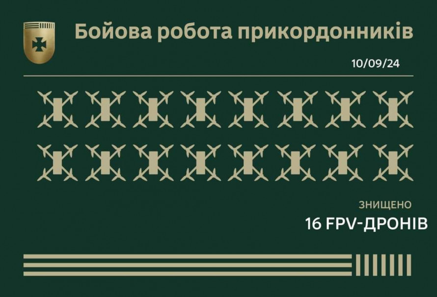 Прикордонники на Запорізькому напрямку відбили атаку дронів - скільки вдалося збити