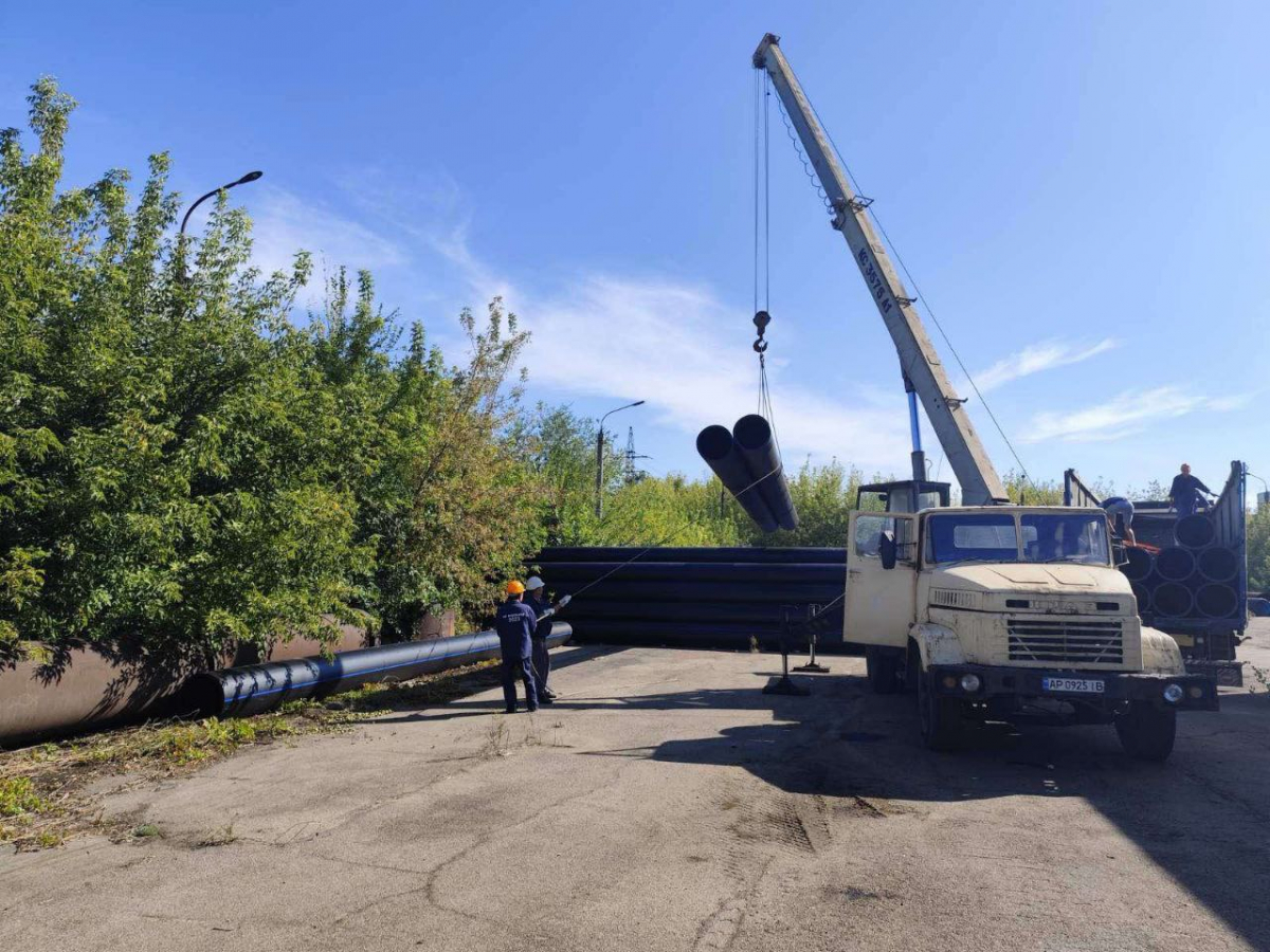 У двох районах Запоріжжя відремонтують аварійні ділянки водогону 