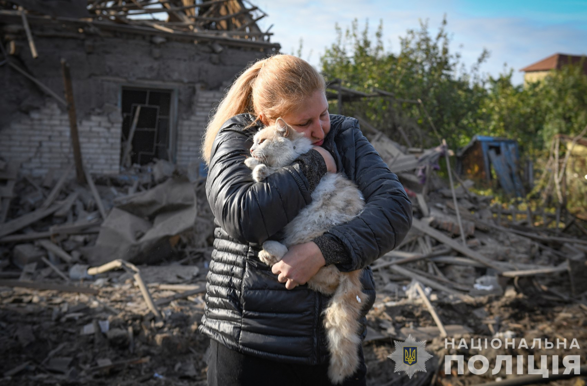 Під час ворожого обстрілу Запоріжжя літнє подружжя дивом врятувалося, а їх домашнім улюбленцям не пощастило - відео, фото