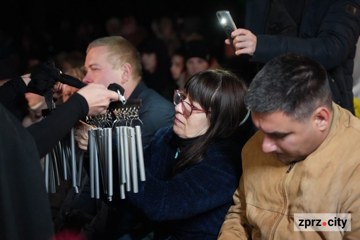 Відлуння голосів полеглих воїнів — у Запоріжжі відкрили інсталяцію «Дерево Пам’яті» (фото)