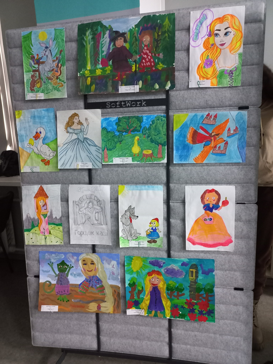 Казкова виставка - малюнки запорізьких дітей покажуть у Німеччині (фото)