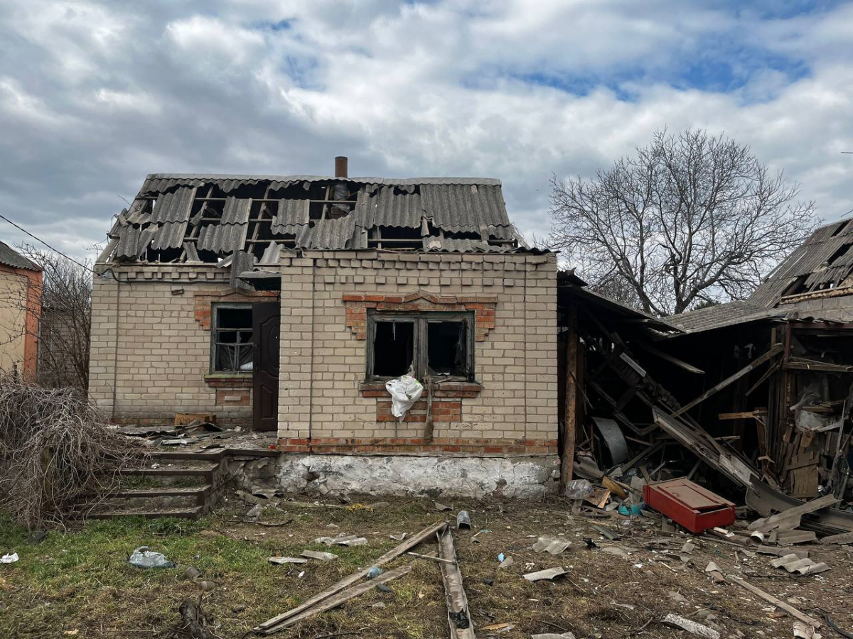 Два селища у Запорізькому районі постраждали від атаки росіян 20 березня (фото)