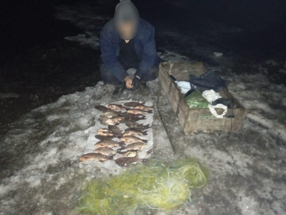 Незаконно ловив рибу – у Запорізькому районі браконьєр завдав збитків на десятки тисяч гривень