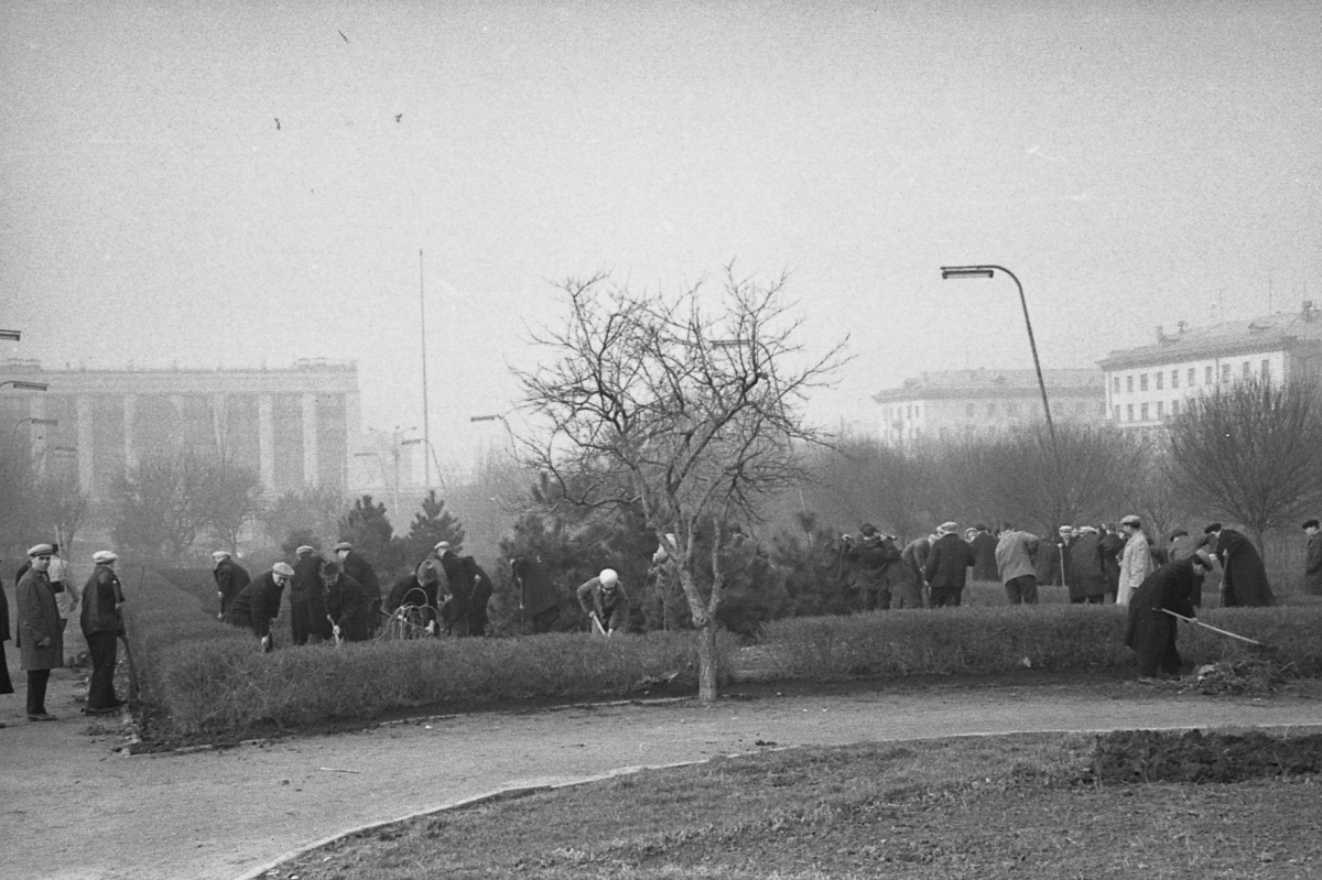 Весняне прибирання - як майже 60 років тому запоріжці гарували на суботнику (фото)