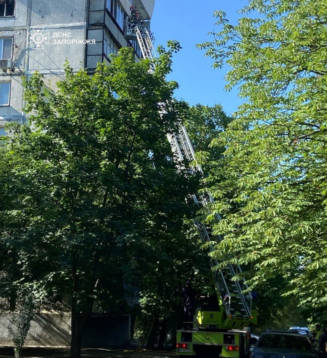 Полум'я та дим з вікон - у Запоріжжі під час пожежі люди опинилися в пастці (фото, відео)