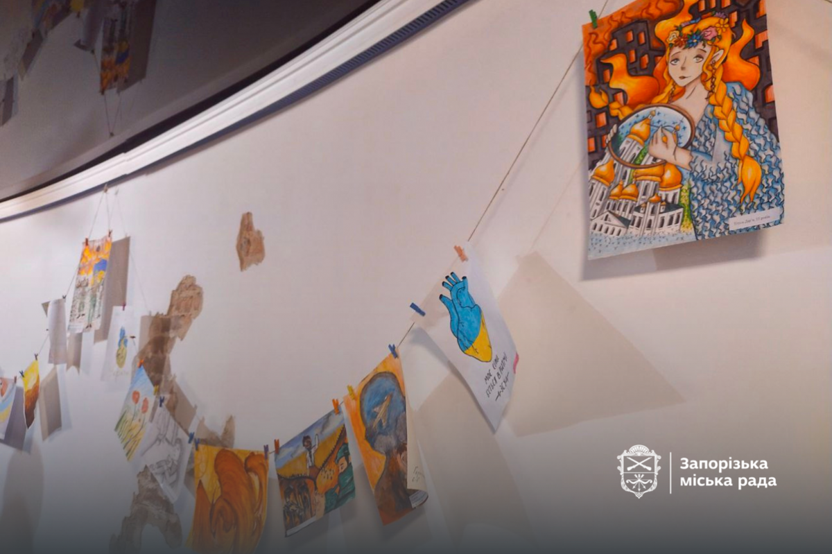 Малюнки запорізьких дітей про війну побачать на виставці у Великобританії, а потім - в книзі української письменниці