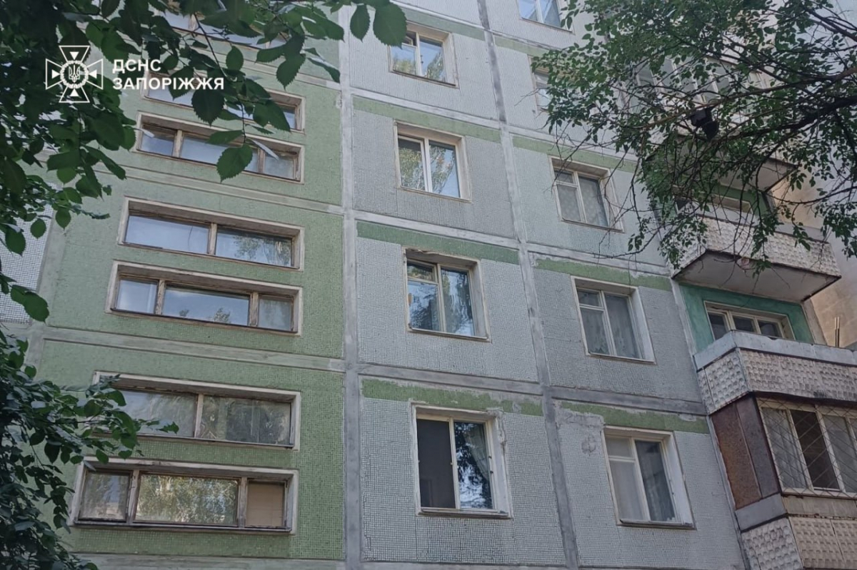 Вогонь спалахнув у коридорі - в Запоріжжі надзвичайники загасили пожежу на дев'ятому поверсі (фото)