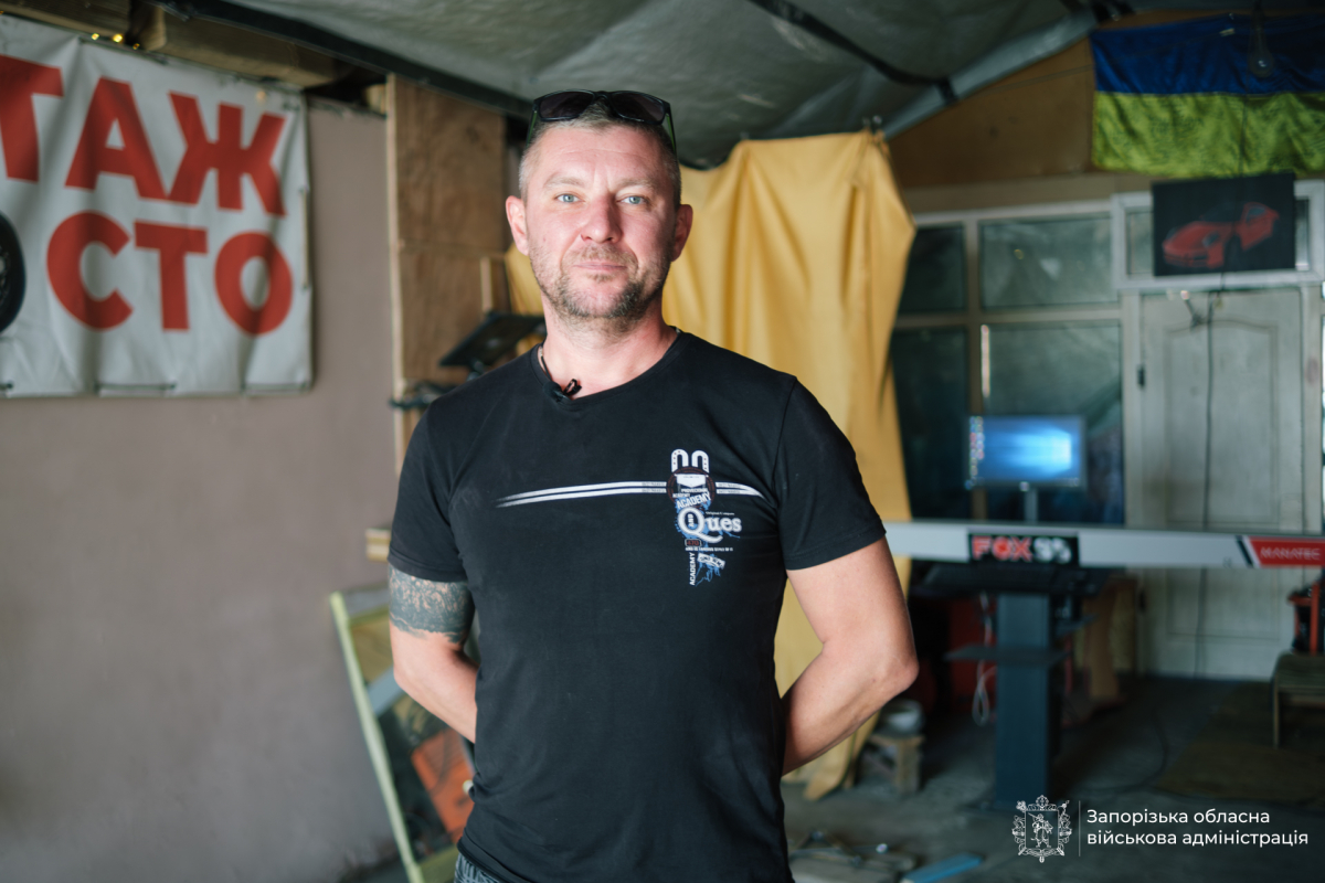 На фронті навчився ремонтувати автомобілі - ветеран відкрив свій бізнес у Запорізькій області (відео, фото)