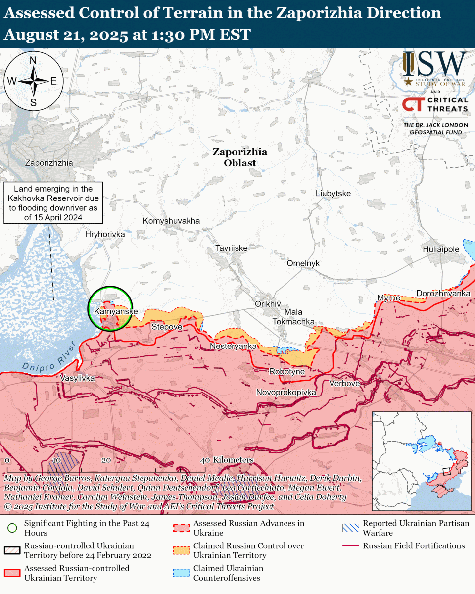 На Запоріжжі ворог посилює тиск на Степногірськ - ЗСУ тримають оборону