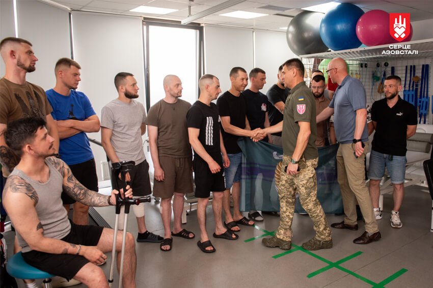 «Серце Азовсталі» спільно з Міноборони забезпечує психологічну реабілітацію військових після полону