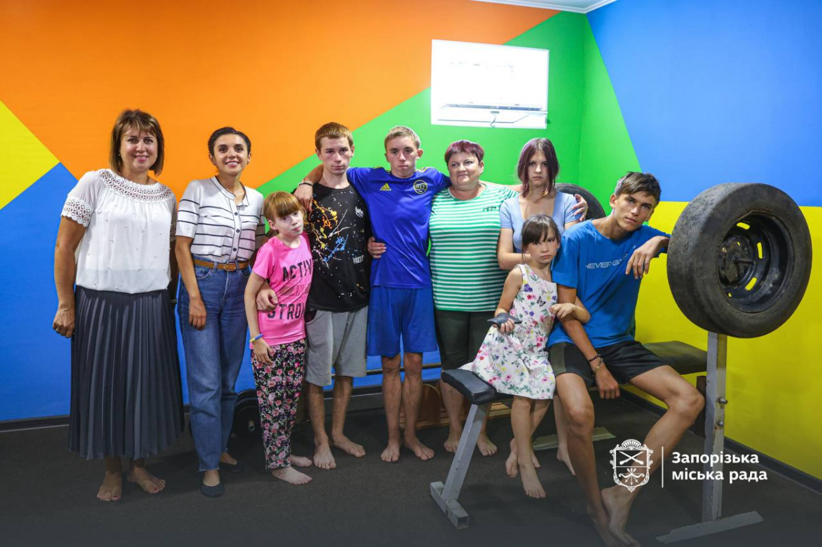 У Запоріжжі створили сучасне укриття для дитячого будинку – як змінилося життя родини Гнатів (фото)