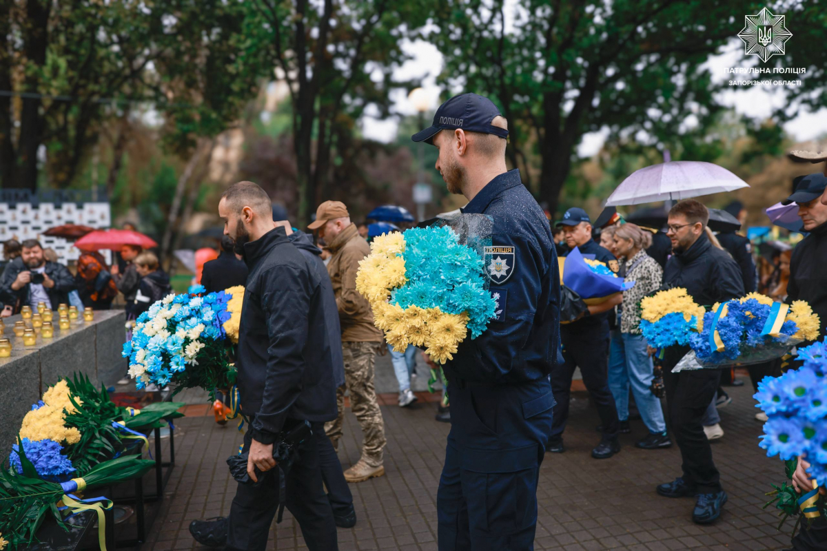 Місце сили та спогадів - у серці Запоріжжя відкрили Алею пам’яті загиблих захисників (фото, відео)