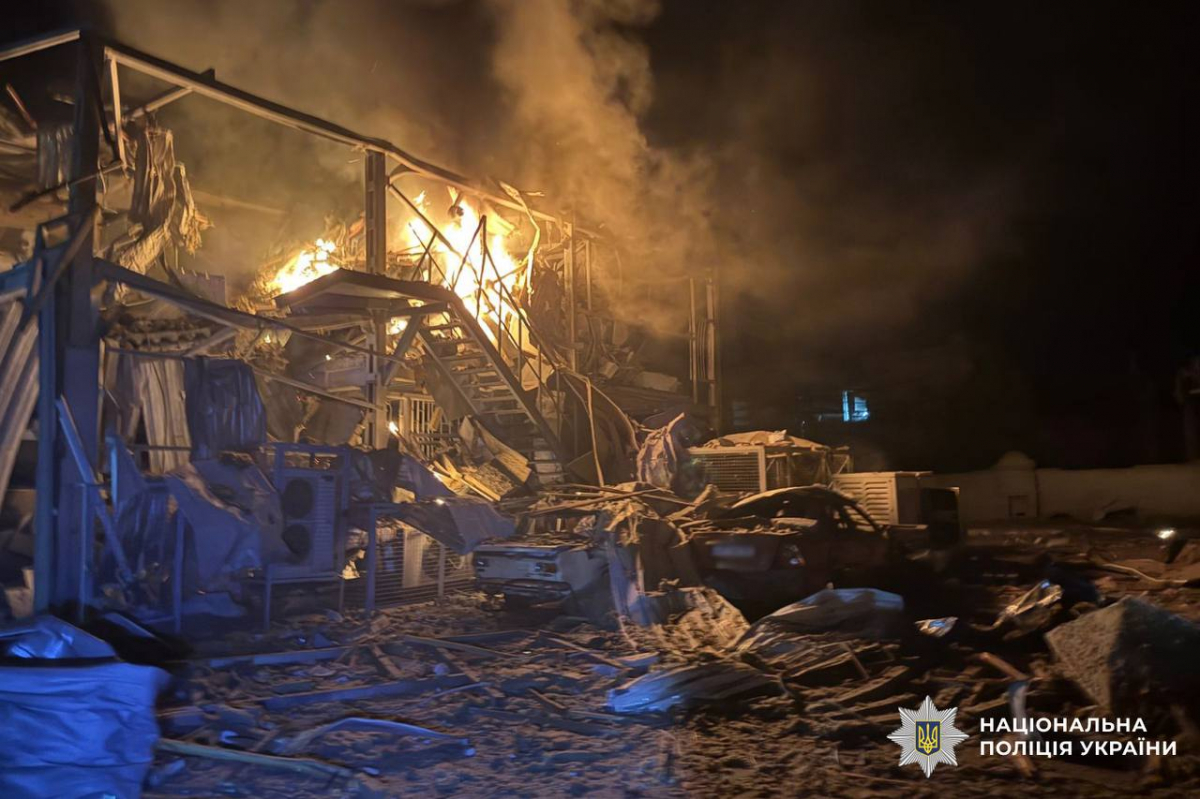 На Запоріжжі через ворожий удар дрона поранено чоловіка (фото)