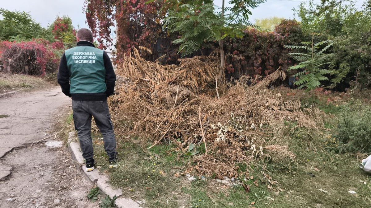 Скло, деревина і пакети - в центрі Запоріжжя виявили  незаконне сміттєзвалище