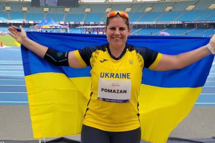 Спортсменка із Запоріжжя стала  чемпіонкою світу з пара легкої атлетики