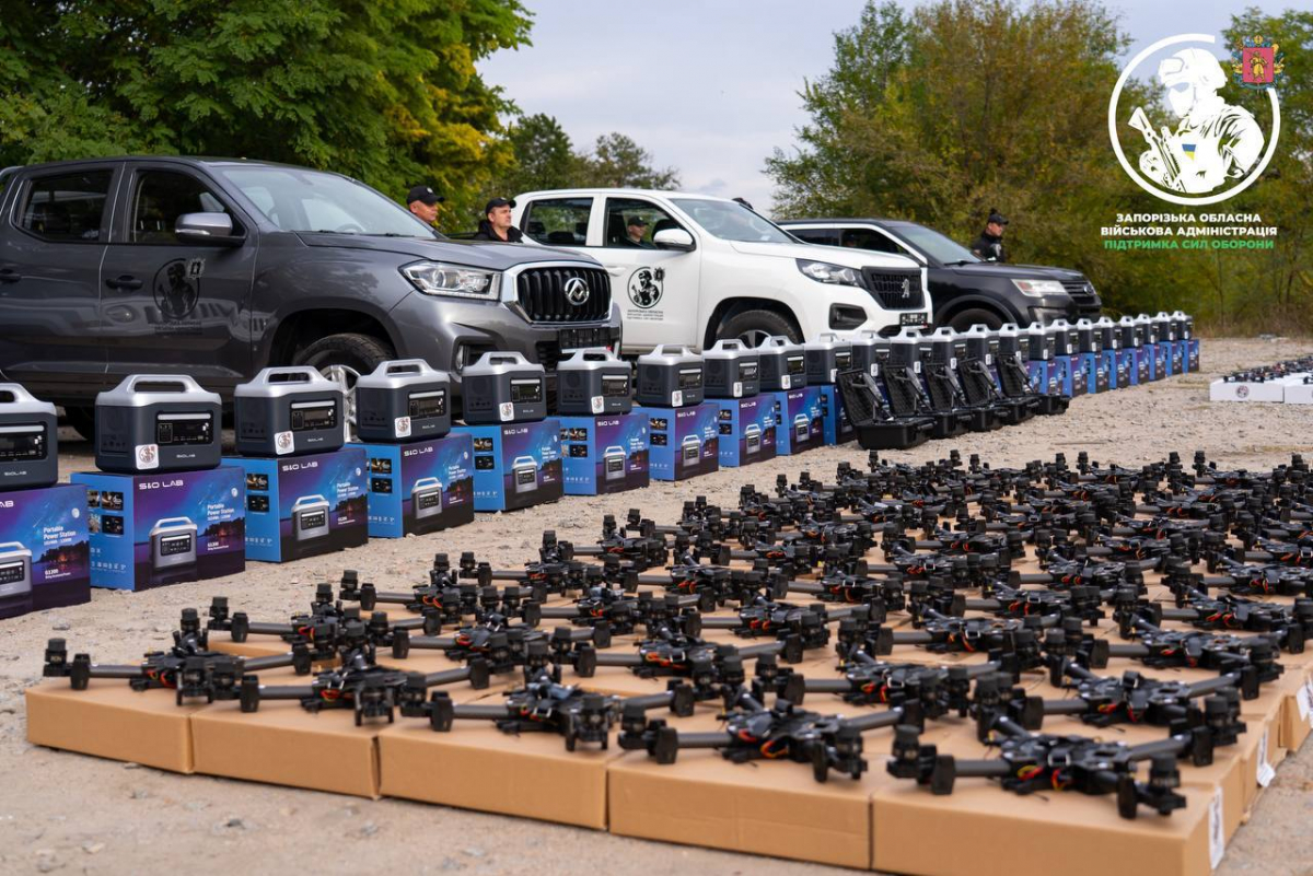 У Запоріжжі для  Нацполіції закупили  FPV-дрони, автівки та обладнання (фото)