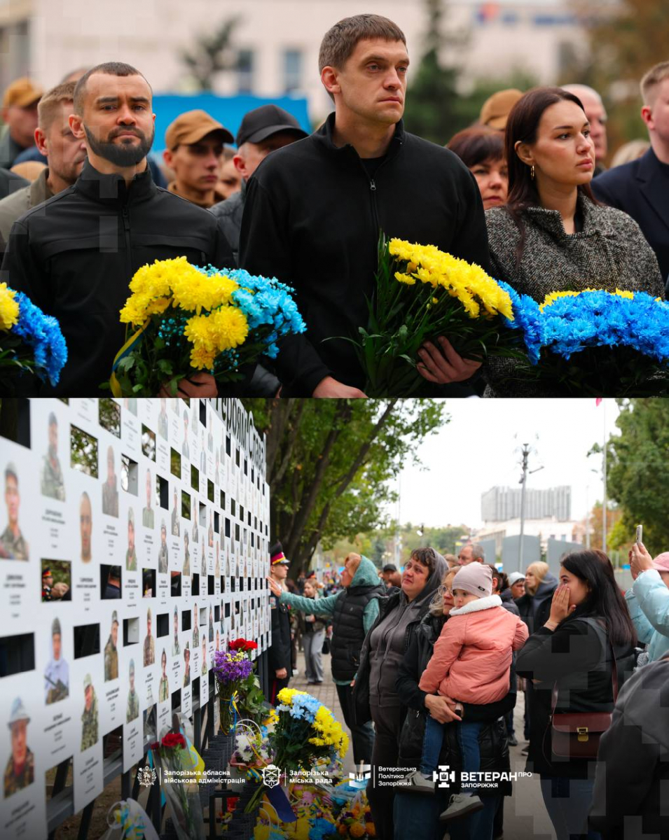 У Запоріжжі вшанували Героїв війни – Алея пам’яті поповнилася новими стендами (фото)