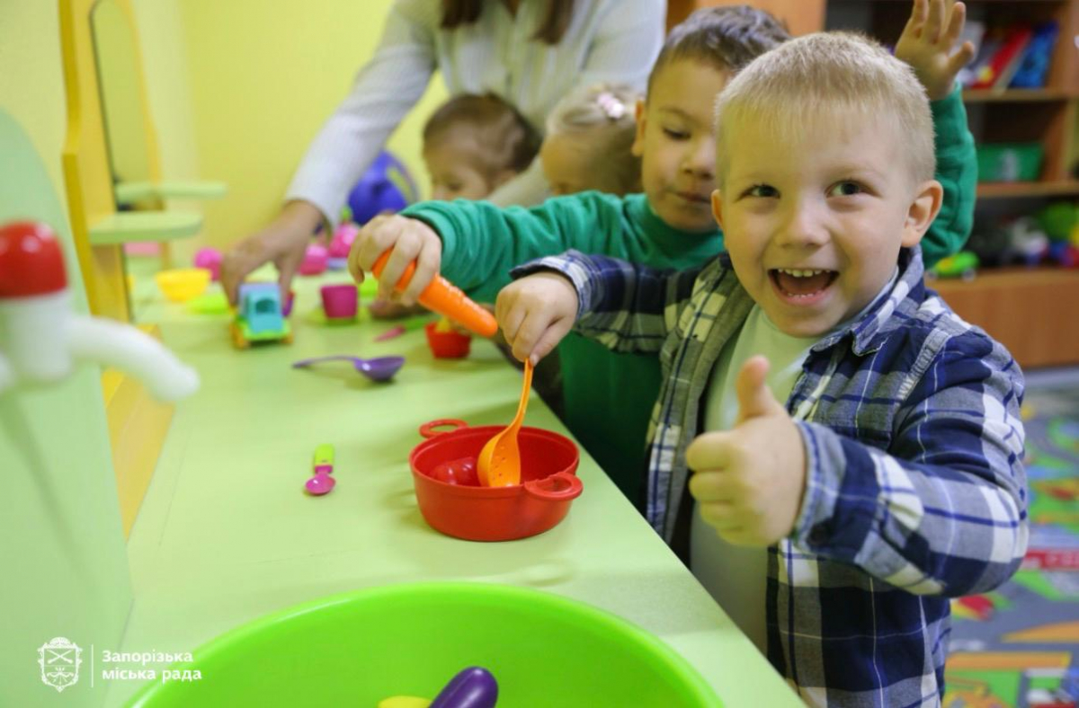 Вперше з початку війни - у Запоріжжі запрацювали ясельні групи