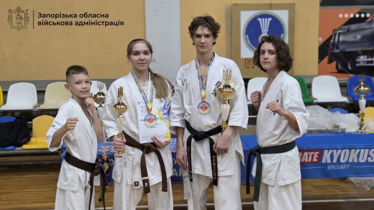 Запорізькі каратисти вибороли призові місця на чемпіонаті України в Броварах