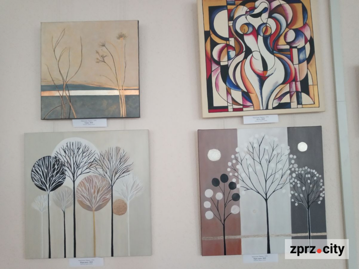 Запорізький музей тимчасово надав "дах" художникам з вернісажу у фонтана - фото